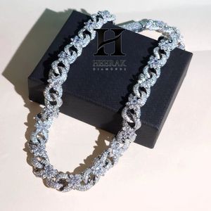 Bracelet gourmette fleur en diamant de laboratoire de luxe en gros, personnalisé, en argent 925, avec grappe d'étoiles en or massif, fabricant de chaînes gourmette cubaines - Product Image 3
