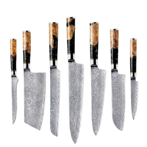 Ensemble de couteaux de cuisine professionnels pour chef avec lames en acier inoxydable tranchantes et poignées confortables pour la vente en gros - Product Image 1
