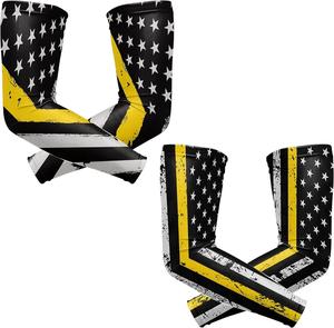 Manchons de compression sportifs personnalisables anti-UV, protection solaire respirante pour baseball et cyclisme, vente en gros - Product Image 2