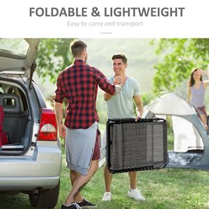 Sdraio Pieghevole a 5 Livelli Regolabili con Tasca Laterale e Rete Traspirante per Patio e Giardino, Lettino Prendisole Grigio - Product Image 6