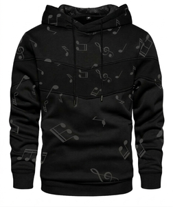 Sudadera con Capucha Personalizada de Gran Tamaño con Pedrería, Bordado Desgastado, Estilo Urbano - Product Image 4