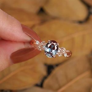 Charm_Jewells Cushion Cut Moissanite Engagement <b>Ring</b> Rose Gold Plated Prong Setting Romantic Gemstone Women's IGI Certified 3 GM - Product Image 4