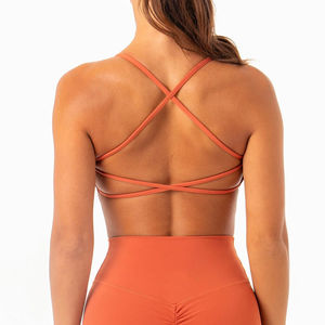 Sujetador Deportivo de Último Diseño para Mujer, Precio Razonable al por Mayor, con Logotipo Frontal en Tallas Grandes - Product Image 3