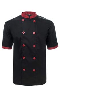 Chaqueta de Chef Unisex de Talla Grande, Personalizable, de Algodón de Alta Calidad, con Manga Corta/Tres Cuartos, Uniforme de Trabajo Impermeable para Camareros y Personal de Hotel - Product Image 1