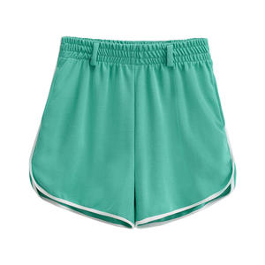 Shorts de sport décontractés pour hommes en coton 100% uni, séchage rapide, anti-plis, anti-UV, écologiques, respirants, pour la plage et la gym - Product Image 3