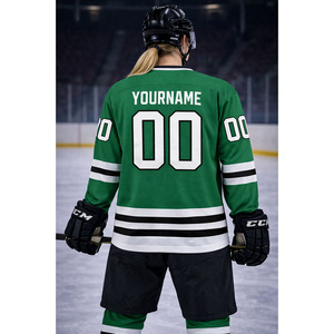 Maillot de hockey personnalisé en polyester 100 % avec broderie sur mesure, services OEM de sublimation pour l'entraînement, vente chaude - Product Image 5