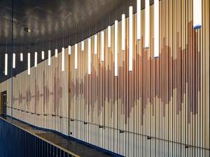 Paneles Acústicos de Madera Cuadrados de Alto Rendimiento, Listones de Madera con Fieltro Acústico, Paneles de Pared Insonorizantes con Excelente Rendimiento - Product Image 2