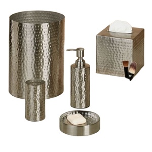 Luxury Quality New Design Fineshed Bathroom <b>Set</b> OF 4 With Brushholder <b>Soap</b> dispenser Bathroom Accessories - Product Image 1