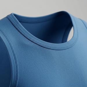 Custom <b>logo</b> Running Vest Performance O Neck Quick Dry Sport T Shirt Mens Gym Sleeveless Training Tanktop Slim Fit Singlet - Product Image 6