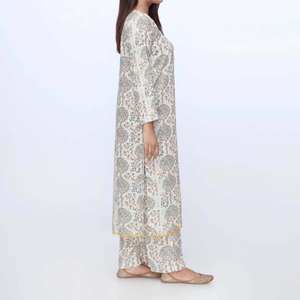 ชุดเสื้อและกางเกงผ้าไหมกริปขนาด2ชิ้น PW3096 - Product Image 2