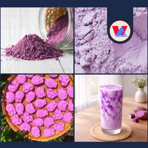 BEST-SELLER Poudre d'Ube authentique, farine d'igname violette à base de plantes, extrait de Dioscorea Alata soluble dans l'eau pour la pâtisserie et les lattes - Product Image 2