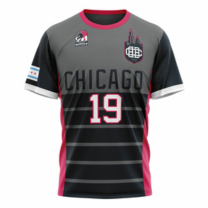 Camiseta Deportiva de Manga Corta para Hombre Team Iceo, Impresión por Sublimación, Secado Rápido, Corte Regular, Cuello Redondo, Tejido de Poliéster - Product Image 5