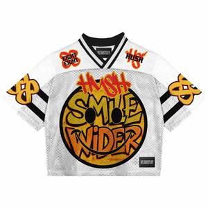 T-shirt en jersey surdimensionné Urban Legend – Streetwear graphique en maille avec numéro Hip Hop – Haus Industries - Product Image 1