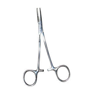 Instrumentos Médicos Quirúrgicos, Pinzas Halsted Mosquito de 5 Pulgadas de Longitud, Patrón Estándar Curvo, para Cirugía General, 1X2 Dientes - Product Image 4