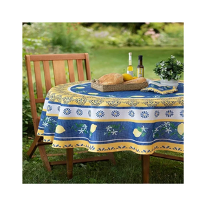 Nappe à rayures olive en mélange de coton, motif linéaire, 60 x 84 pouces, 175 GSM, 190 TC, bord imprimé, pour restaurants et exportations - Product Image 6