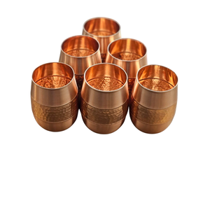 Vaso de Vidrio para Agua o Cócteles, Diseño Moderno y Sencillo, Acabado Interior Plateado, el Más Demandado al Mejor Precio - Product Image 5