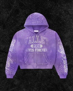 Sweat à capuche personnalisé pour homme, imprimé graphique, en tissu polaire, avec cordon de serrage, vêtement décontracté streetwear, logo imprimé - Product Image 2