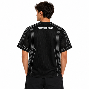 T-shirts pour hommes 2026 personnalisés coupe classique en maille légère 220g, formels, unis, été, marque privée, fournisseur en gros - Product Image 3