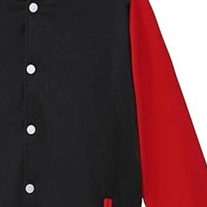 Veste universitaire de baseball pour hommes, veste varsity avec logos brodés, respirante - Product Image 3