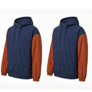 Chaqueta Cortavientos Personalizada para Hombre, Impermeable, Ligera, con Capucha, Deportiva, para Correr, OEM, Venta al Por Mayor, Ropa de Invierno - Product Image 4