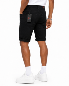 Shorts en jean décontractés pour hommes avec coutures durables, coupe confortable, shorts en jean pour hommes avec poches pour le streetwear - Product Image 5