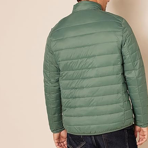 Chaqueta Bomber Casual para Hombre de Alta Calidad al por Mayor, Chaqueta de Invierno con Capucha, Relleno de Algodón, Tejido de Lana, Reflectante, Grosor Estándar - Product Image 3