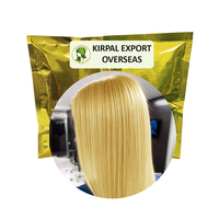 Henné en poudre vert à base de plantes LAVARSH Sojat Rajasthan, triplement raffiné, de la meilleure qualité, pour coloration semi-permanente des cheveux blonds, facile à appliquer