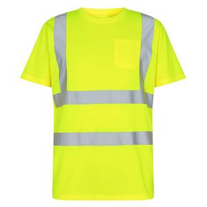 T-shirts de haute qualité respirants et haute visibilité, vêtements de sécurité réfléchissants sur mesure pour la construction - Product Image 3