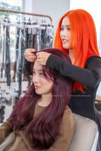 Peluca de pelo Remy vietnamita de 30 pulgadas al por mayor para mujeres negras, parte superior de encaje alineado con cutícula, sensación de mano suave asequible - Product Image 5