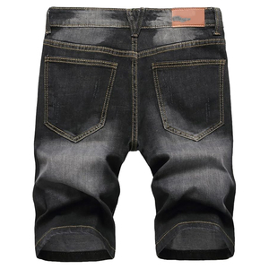 Shorts Vaqueros Vintage con Lavado Ácido, Unisex, Corte Holgado, Estilo Urbano, Transpirables, Casuales de Verano, Tejidos, con Logotipo Personalizado, OEM - Product Image 5