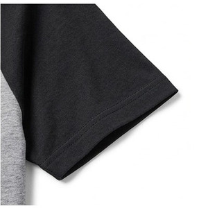Camiseta de Béisbol de Manga Corta con Bloques de Color, Cuello Redondo, 100% Algodón, Estilo Casual de Alta Calidad para Hombre - Product Image 3