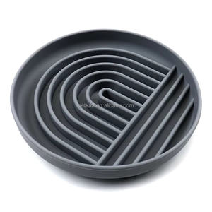 Petkaa <span class=keywords><strong>2025</strong></span> popüler sıcak satmak Muti renk Pet malzemeleri gökkuşağı Pet silikon dayanıklı yavaş yiyecek kasesi köpekler için düşük adedi toptan - Product Image 3