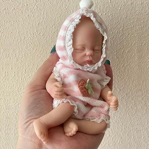 ตุ๊กตาซิลิโคนรีบอร์นขนาด 6 นิ้วสำหรับ<span class=keywords><strong>เด็ก</strong></span><span class=keywords><strong>ผ</strong></span>ู้หญิง ของเล่นมินิสุดน่ารักสำหรับ<span class=keywords><strong>เด็ก</strong></span>อายุ 3 ปีขึ้นไป - Product Image 1