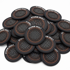 Fabricant Direct Patch en Caoutchouc 3D, Badge Rond en PVC Souple, motif Vanne Pneumatique de Frein à Air pour Sac à Dos, Veste, Casquette, Uniforme d'Extérieur - Product Image 6