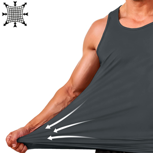 Camiseta sin mangas para hombre, estilo deportivo, producto nuevo, buena calidad y agradable al tacto. - Product Image 3