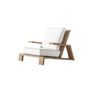Vente en gros de canapé de jardin avec accoudoir, pied en bois, canapé à un siège, mobilier d'extérieur et d'intérieur, ensemble de canapés de jardin - Product Image 1