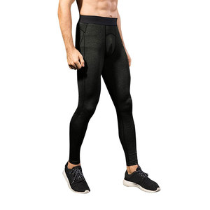 Lightweight Men Spats Compression Pants Polyester Spandex Fabric Stretch Fit Quick Dry For Gym Training Running Fitness Use - Product Image 2