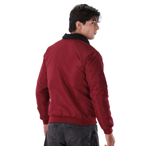 Hot Sale Stylish <b>Winter</b> Outdoor <b>Men</b> Custom Logo Front <b>Waterproof</b> Windproof Breathable Quick Dry Nylon Zip Bomber <b>Jacket</b> - Product Image 4