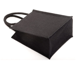 New Design Natural Black <b>Burlap</b> Tote <b>Bags</b> 35 x 28 x 10 cm Jute Tote <b>Bag</b> With Handle best for beach <b>bags</b> gift <b>bags</b> groceries <b>bags</b> - Product Image 3