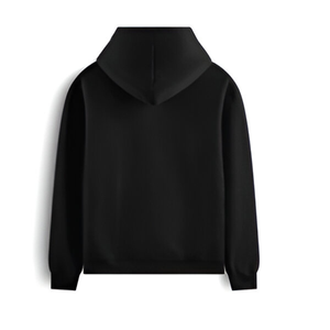 Sweat-shirts pour hommes surdimensionnés personnalisés par le fabricant, 100% coton, qualité supérieure, logo en relief 3D, teinture unie, pour l'hiver - Product Image 4