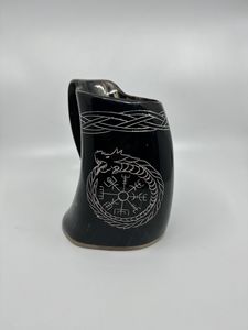 Jarra de Cuerno Vikinga Tradicional de Alta Calidad para Cerveza, Sidra y Cerveza Ale, Disponible al Mejor Precio Competitivo - Product Image 1