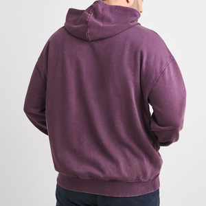 Custom Oversized Streetwear <b>Men</b> Acid Wash <b>Hoodies</b> Premium Cotton Pullover <b>Men</b> Acid Wash <b>Hoodies</b> For Winter Outdoor Wear - Product Image 2