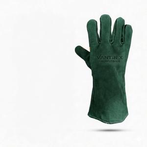 2026 Cowhide Split Leather Working Safety Labor Welding <b>Glove</b> Heat Resistant With <b>Wool</b> Fleece Lining Mig Welding - Product Image 3