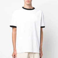 T-shirt en coton 100% tricoté vintage pour homme, de haute qualité, avec impression personnalisée, garantissant un confort supérieur et une coupe respirante.
