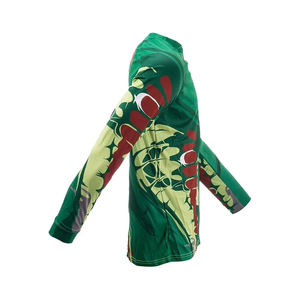 Jersey de Motocross Personalizado con Impresión por Transferencia de Calor, Tela de Malla para Ciclismo MX, Poliéster Resistente al Viento, Ropa para Motociclismo y Carreras - Product Image 6