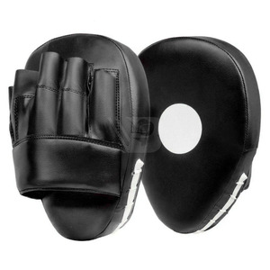 Mitaines de boxe MMA professionnelles en cuir premium avec coussinets de frappe et poignets lacés, personnalisables avec logo - Product Image 4