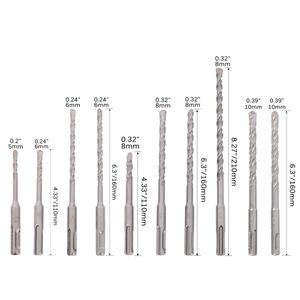20pcs Impact Hammer <b>Drill</b> <b>Bit</b> <b>Set</b> SDS Plus with Storage Case Carbide Tipped for Concrete Stone Brick-for <b>Masonry</b> Work - Product Image 4
