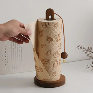 ที่วางกระดาษทิชชู่แบบตั้งโต๊ะ ทำจากไม้คุณภาพดี แข็งแรง ทนทาน เหมาะสำหรับห้องครัวและตกแต่งโต๊ะอาหาร - Product Image 6