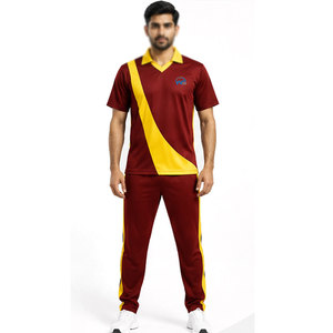 Ensemble uniforme de cricket pour hommes : maillot et pantalon assortis – Tenue sportive haut de gamme pour matchs, entraînements et événements - Product Image 1