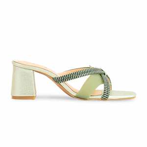 คอลเลกชัน FN7920รองเท้าแตะพิมพ์ลายสัตว์แฟนซีสีเขียว - Product Image 4